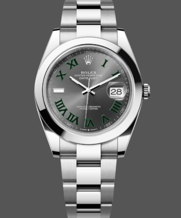 Rolex Datejust 41 Oyster Stainless Steel Slate M126300 0013 Men's Watch