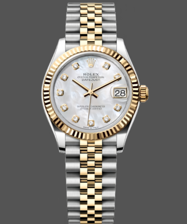 Rolex Datejust 31mm Stainless Steel and Yellow Gold 278273 0028 Mop Diamond Jubilee