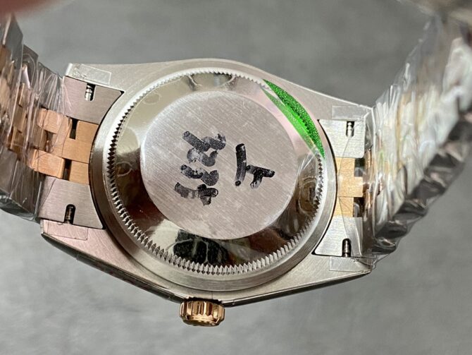 Rolex Datejust 36mm 126201 0038 Silver Palm Motif Dial Oyster Bracelet Watch