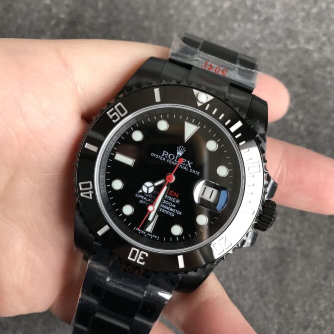 Rolex Submariner Blaken Black PVD/DLC Coated Stainless Steel 40mm 116610LN
