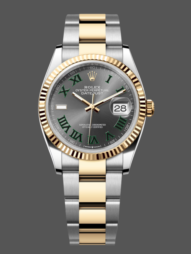 Rolex Datejust 126233 0036 Slate Grey Dial 36MM Unisex Replica Watch