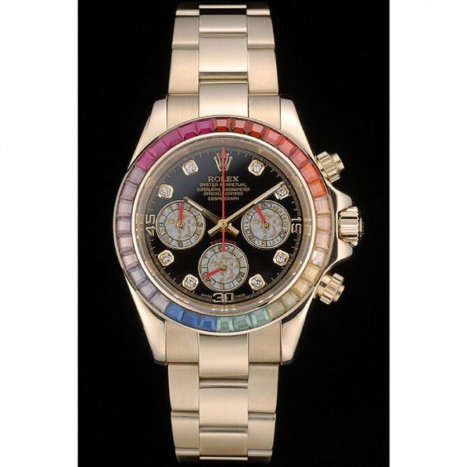 Replica Rolex Daytona 39mm Black Dial 80251