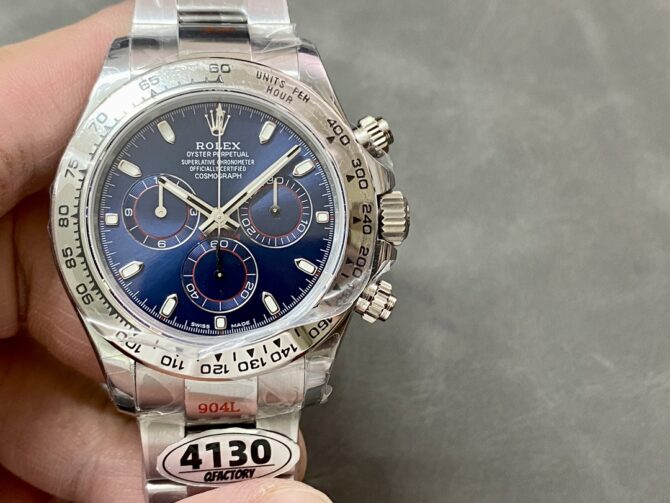 Rolex Cosmograph Daytona 116509 Blue Index Dial 40MM Mens Replica Watch