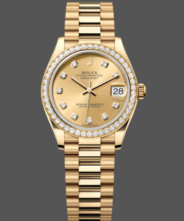 Rolex Datejust 31 Yellow Gold Champagne Dial 278288RBR 0005 Women's Watch