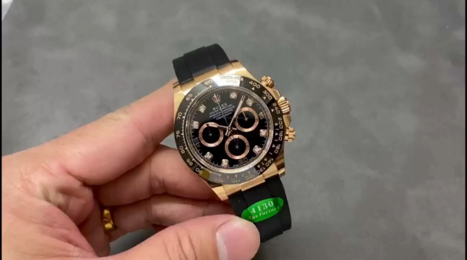 Rolex Cosmograph Daytona Rose Gold Case Black Dial 116515ln 0057