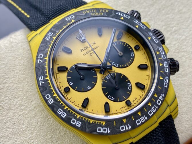Rolex Chronograph Daytona DIW Customized Carbon Fiber Luminous Limited Edition