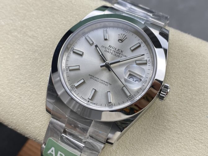 Rolex Datejust 41 Silver Dial 126300 0003 Silver Men's Watch