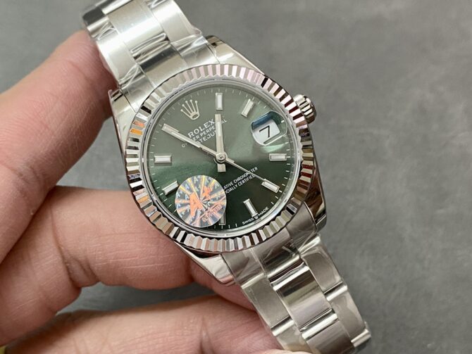 Rolex Datejust 31 White Gold Mint Green Dial M278274 0017 Women's Watch