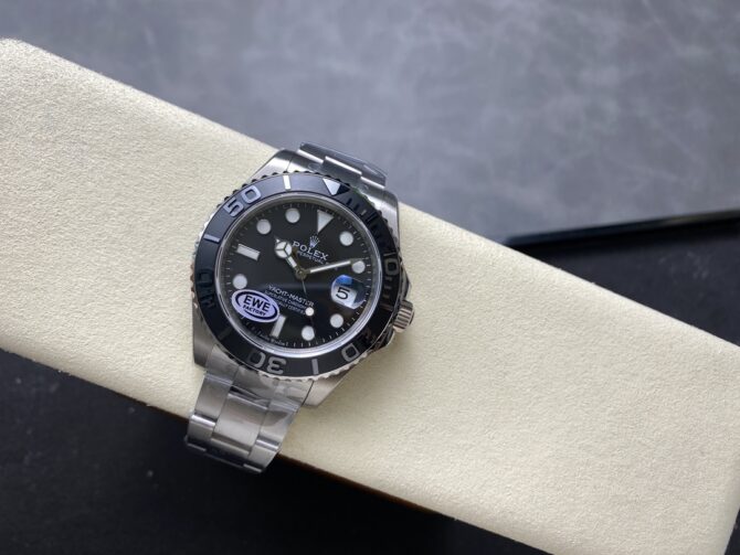 Rolex Yacht Master Black Dial Titanium 226627 0001 42mm Men's Watch