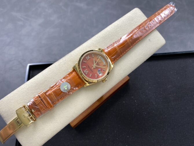 Replica Rolex Day-Date 128239 Blue Ombre Diamond Dial 36MM Unisex Watch