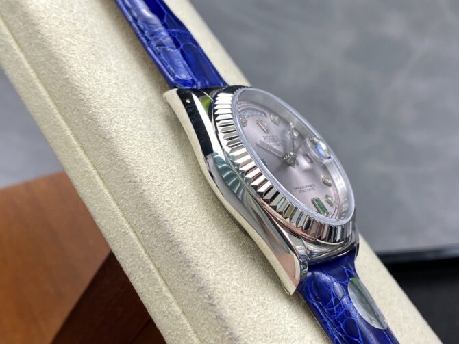 Replica Rolex Day Date 36 White Gold Diamond Rhodium Dial 118139 0053