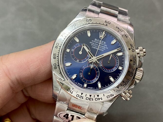 Rolex Cosmograph Daytona 116509 Blue Index Dial 40MM Mens Replica Watch