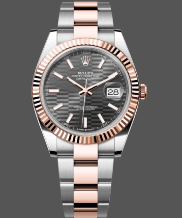 Rolex Datejust 41 Everose Gold & Stainless Steel 126331 0019 Men's Watch
