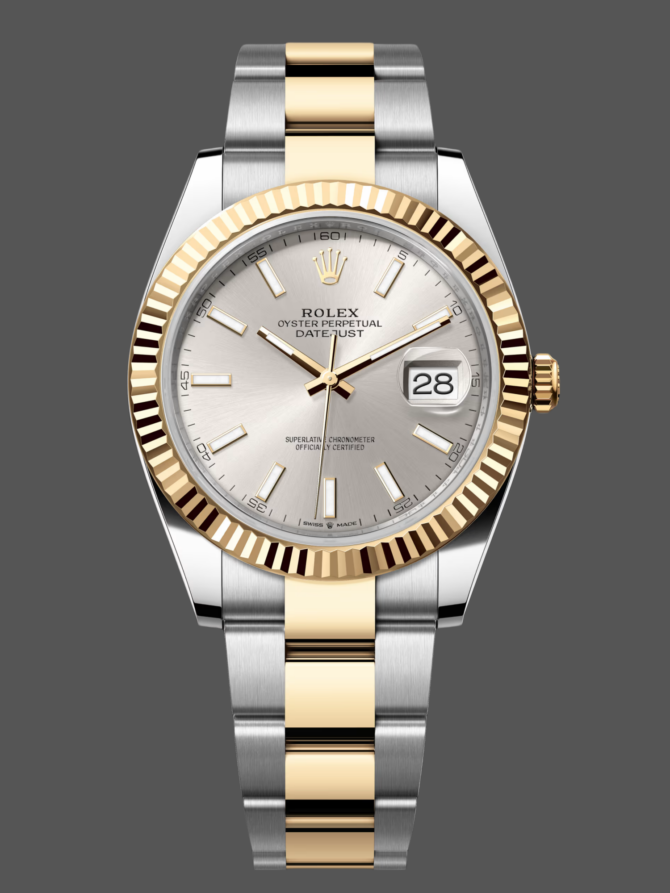 Rolex Datejust 41 Oystersteel Silver Dial M126333 0001 Men's Watch
