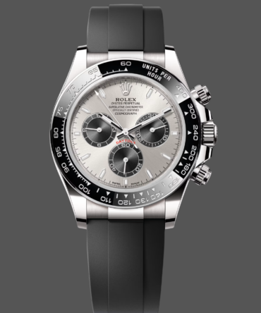 Rolex Daytona 126519LN 0006 40mm Silver Ghost Dial White Gold Oysterflex