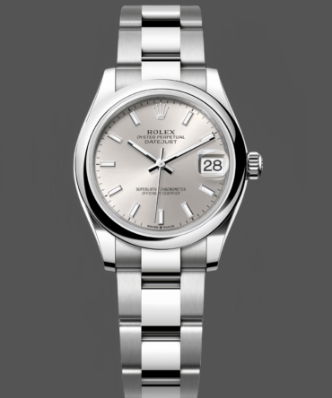 Rolex Datejust 31 Silver Dial Domed Bezel 278240 0005 Women's Watch