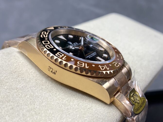 Rolex GMT-Master II 126715CHNR Black Dial Everose case 40MM Mens Replica Watch