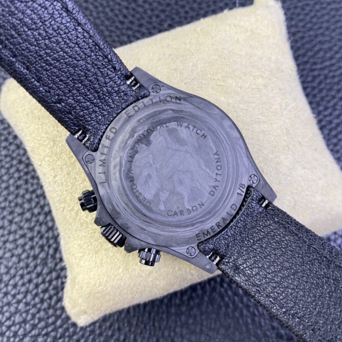 Rolex Daytona DIW Black Carbon Case Black Dial Nylon Strap 40mm Limited Edition
