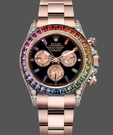 Rolex Cosmograph Daytona 40mm Black Sapphire Rainbow Dial 116595RBOW