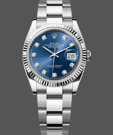 Rolex Datejust 126234 Blue Index Dial Stainless Steel 36MM Unisex Replica Watch