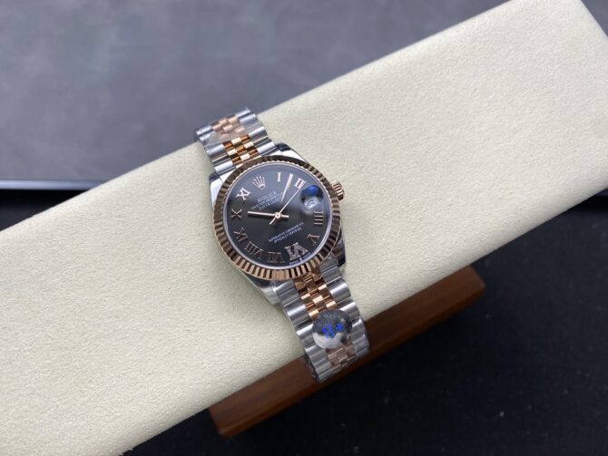 Rolex Datejust 31 Slate Grey Dial Diamond VI 278271 0030 Women's Watch