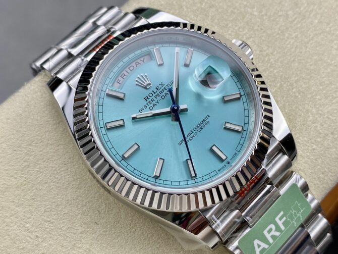 Replica Rolex Day-Date 40 Ice Blue Dial m228236 0018 Men's Watch