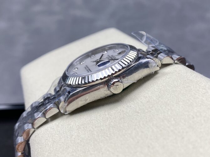 Rolex Datejust 31 Steel & 18K White Gold 278274 0006 Women's Watch