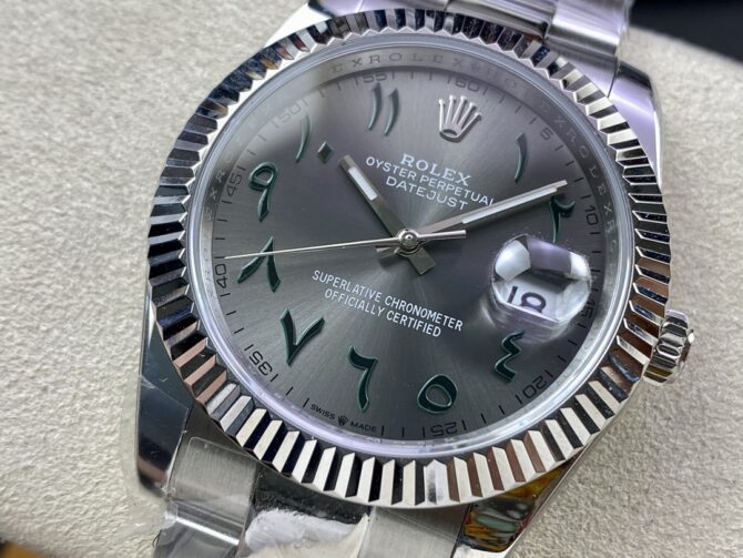 Rolex Datejust 36 Wimbledon Dial Midsize M126234 0046 Luxury Unisex Watch