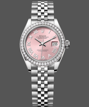 Rolex Datejust 28 Pink Roman Jubilee 279384RBR 0005 Women's Watch