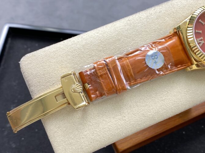 Replica Rolex Day-Date 128239 Blue Ombre Diamond Dial 36MM Unisex Watch
