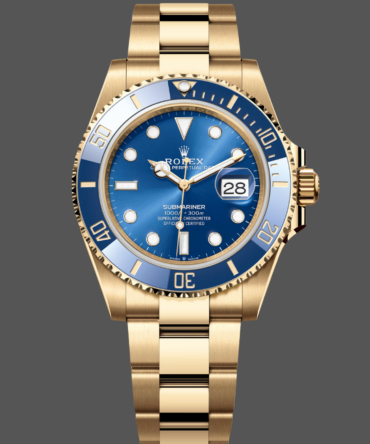 Rolex Submariner 126618LB Yellow Gold Blue Dial 41mm Mens Replica Watch