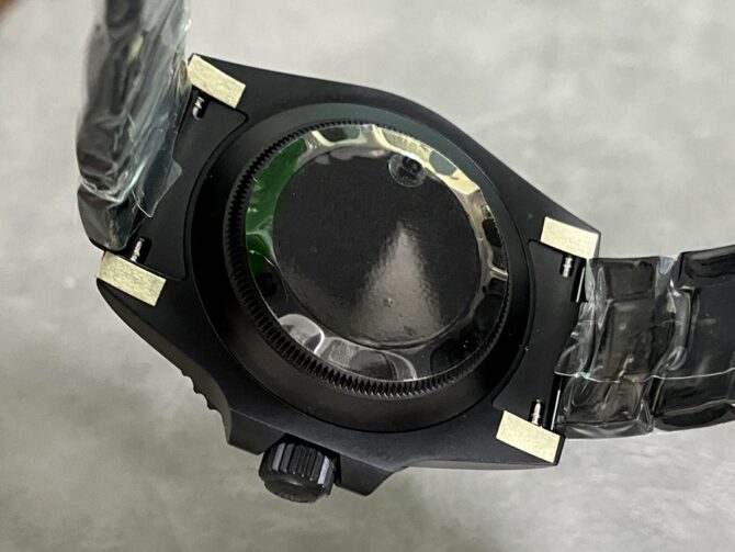 Rolex Submariner 116610 PVD-DLC Stainless Steel Carbon Fiber Bezel Yellow & Black Dial