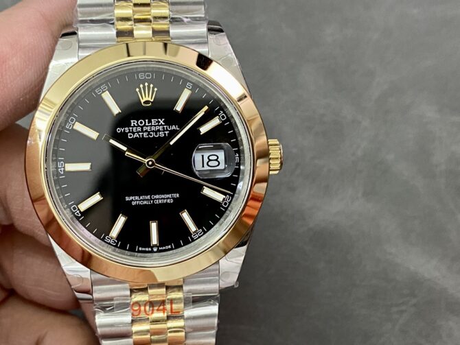 Rolex Datejust 41 Black Dial Jubilee Bracelet M126303 0014 Men's Watch