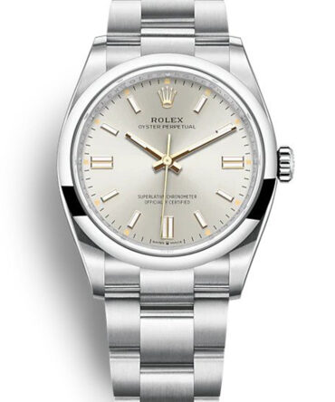 Replica Rolex Oyster Perpetual Lady 36mm Silver Dial 126000