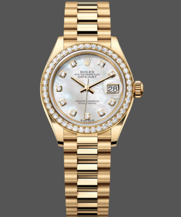 Rolex Datejust 28mm Yellow Gold MOP Dial M279138RBR 0015 Women's Watch