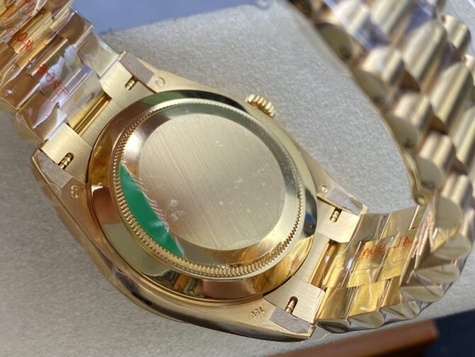 Replica Rolex Day Date 40mm Yellow Gold President Black Dial m228238 0067