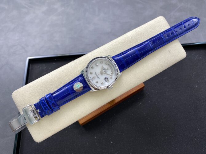 Replica Rolex Day Date 36 White Gold Diamond Rhodium Dial 118139 0053