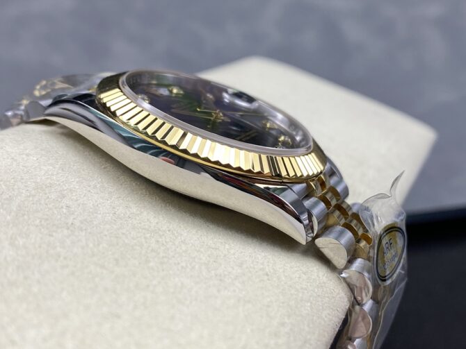 Rolex Datejust 126333 0006 Black Diamond Jubilee 41mm Men's Watch