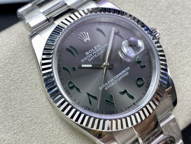 Rolex Datejust 36 Wimbledon Dial Midsize M126234 0046 Luxury Unisex Watch