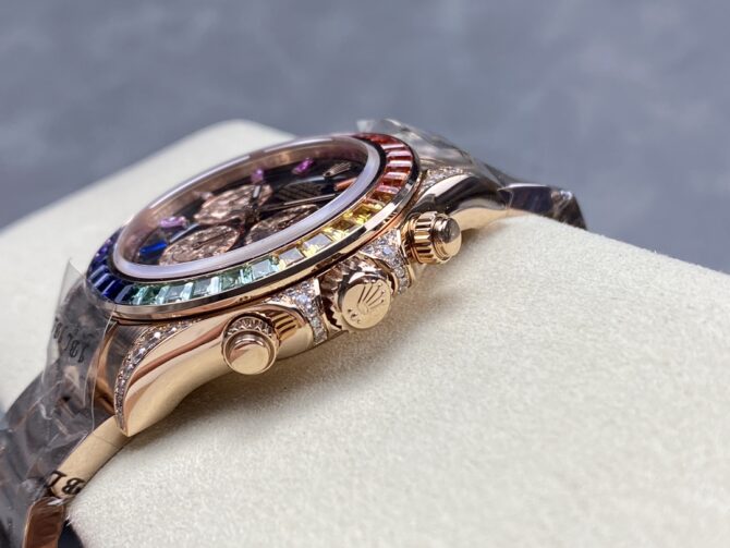 Rolex Cosmograph Daytona 40mm Black Sapphire Rainbow Dial 116595RBOW