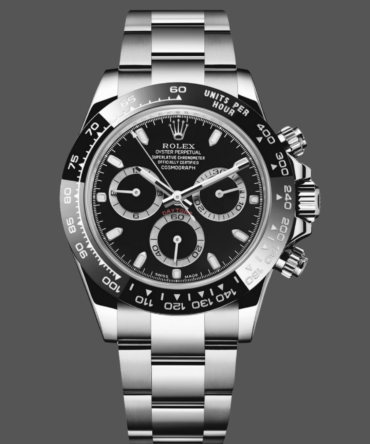 Rolex Daytona 116520 Stainless Steel Case Black Dial 40MM Mens Replica Watch