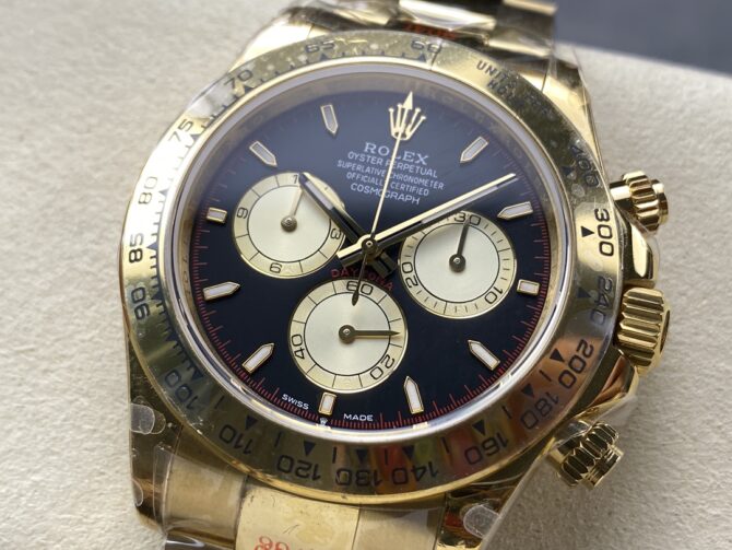 Rolex Daytona 126508 0002 Two Tone Black Dial Replica Watch
