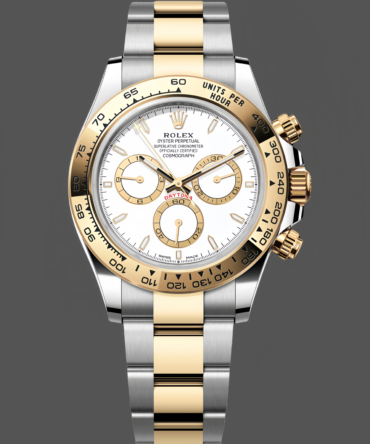 Rolex Two Tone Daytona 126503 White Dial Replica Watch