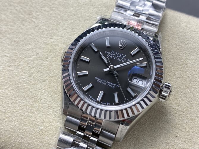 Rolex Datejust 279174 0011 28 mm Dark Grey Dial Women's Watch