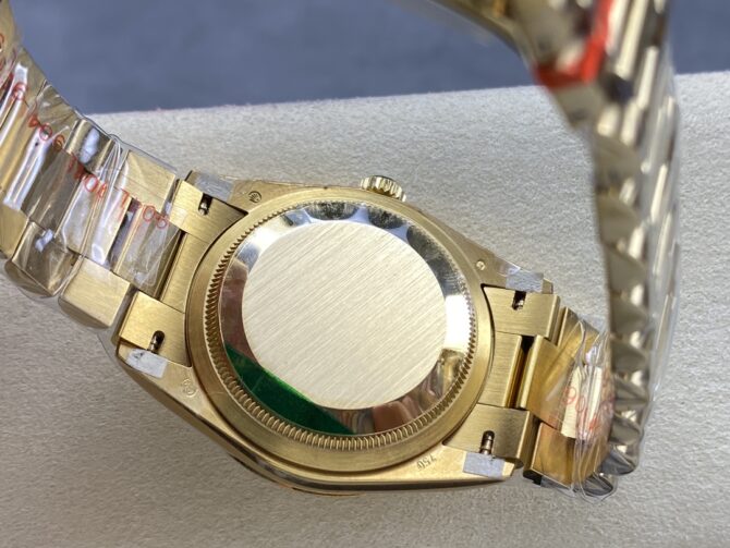 Replica Rolex Day Date 36mm Yellow Gold 128238 0011 MOP Diamond