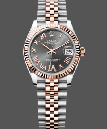 Rolex Datejust 31 Slate Grey Dial Diamond VI 278271 0030 Women's Watch