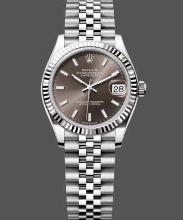 Rolex Datejust 31 White Gold & Steel Dark Grey Dial 278274 0016 Women's Watch